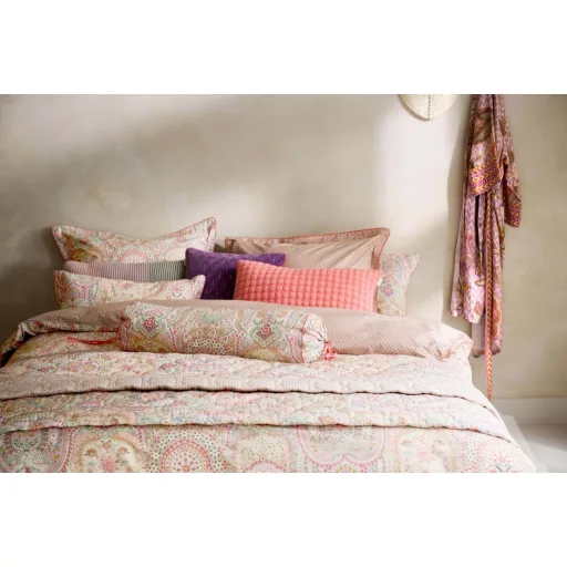 Pip Studio Jabali Flower Steppelt Cush Coral - Díszpárna 45x70 cm 