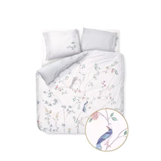 Pip Studio Bamboo Blossom White - 2 részes ágyneműhuzat szett 