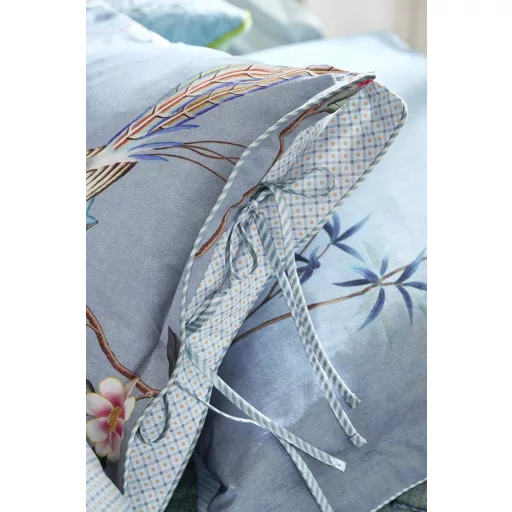 Pip Studio Díszpárna Bamboo Blossom Light Blue  - Díszpárna 35x60 cm 