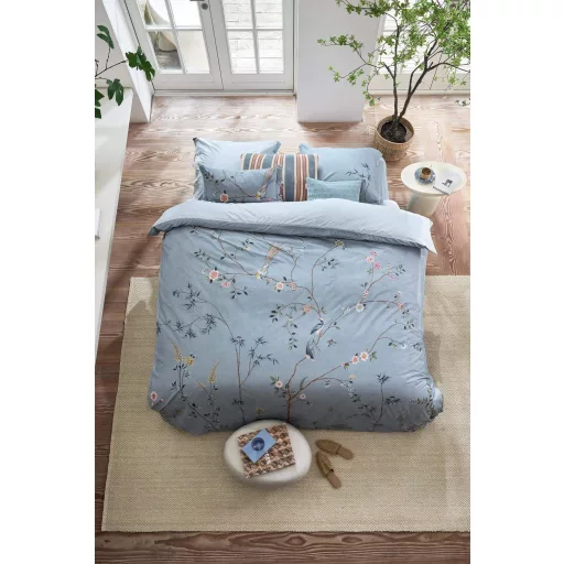 Pip Studio Bamboo Blossom Light Blue - 2 részes dupla ágyneműhuzat szett 