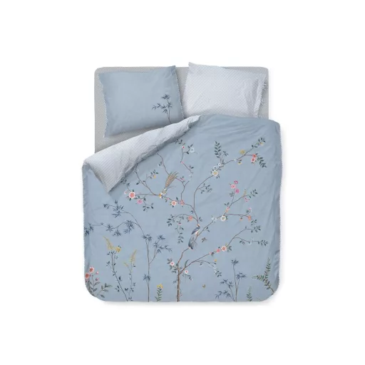 Pip Studio Bamboo Blossom Light Blue - 2 részes dupla ágyneműhuzat szett 