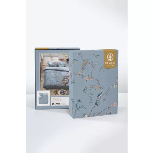 Pip Studio Bamboo Blossom Light Blue - 2 részes dupla ágyneműhuzat szett 