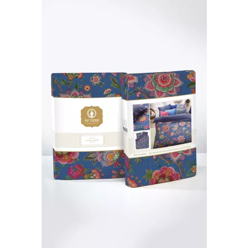 Pip Studio Bombay Bold Dark Blue - 2 részes ágyneműhuzat szett 