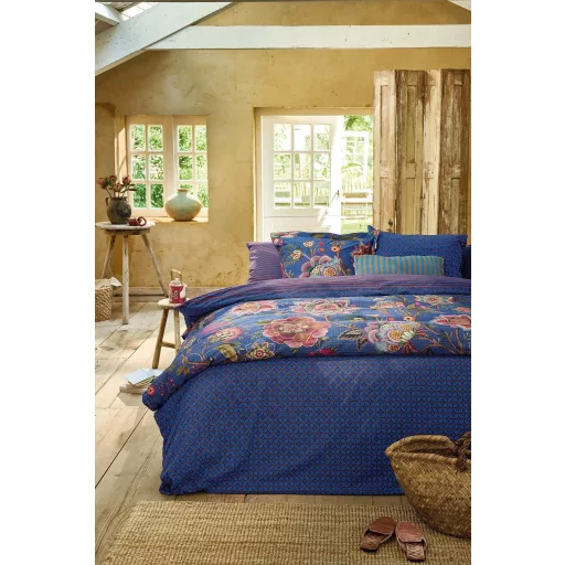 Pip Studio Bombay Bold Dark Blue - 2 részes ágyneműhuzat szett 