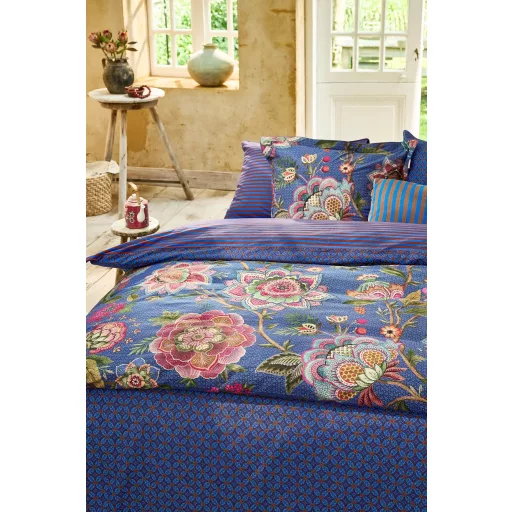 Pip Studio Bombay Bold Dark Blue - 2 részes ágyneműhuzat szett 