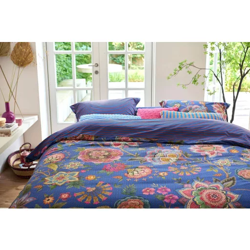 Pip Studio Bombay Bold Dark Blue - 2 részes ágyneműhuzat szett 