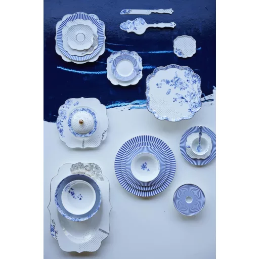 Pip Studio - Royal White - fehér porcelantál - 28 cm