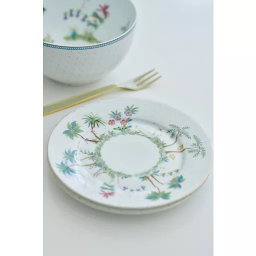 Pip Studio - Jolie Dots Gold - fehér porcelantál - 17 cm
