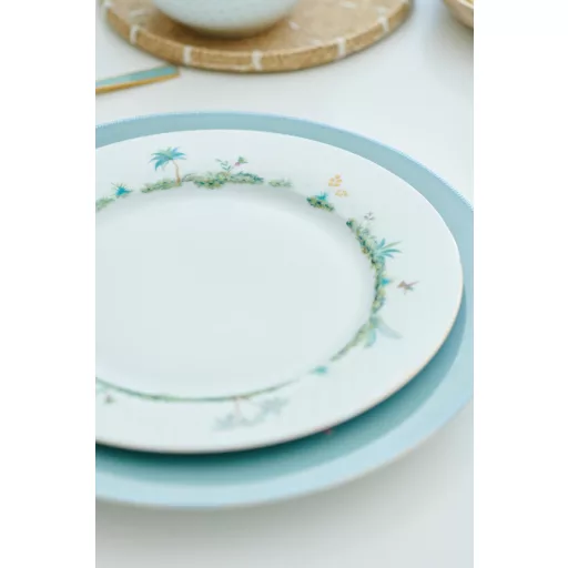 Pip Studio - Jolie Dots Gold - fehér porcelantál - 26,5 cm
