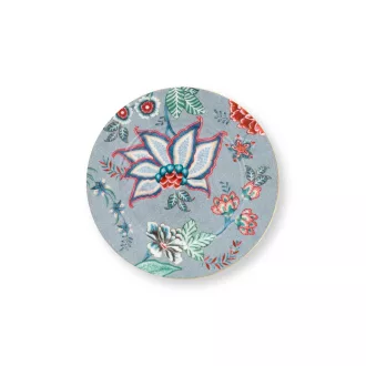   Pip Studio - Flower Festival - világoskék porcelantál - 17 cm