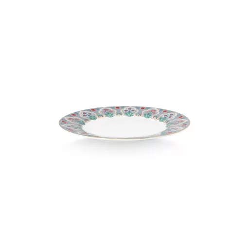 Pip Studio - Flower Festival - világoskék porcelantál - 21 cm