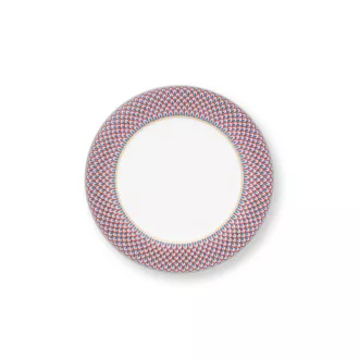 Pip Studio - Flower Festival - szines porcelantál - 26,5 cm