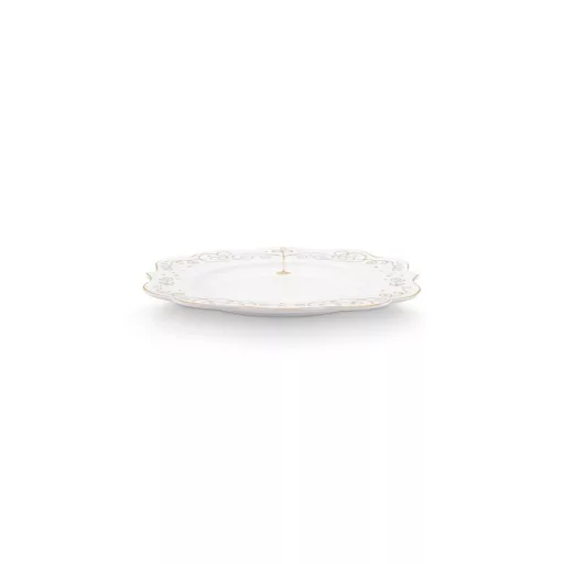 Tányér Royal téli fehér 17cm