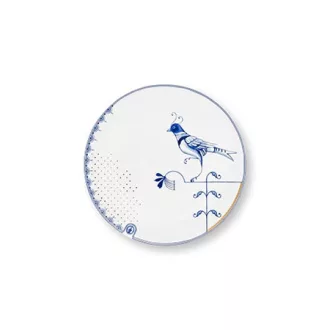 Tányér Pip&The Blue Bird fehér 25,5cm