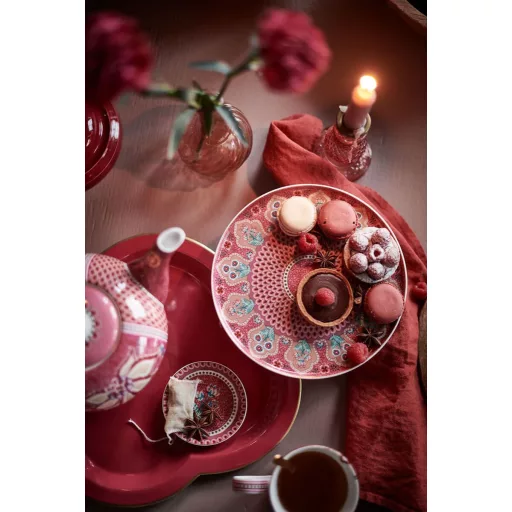 Tea Tip Flower Festival sötét rózsaszín