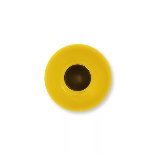 Váza fém sárga 23cm