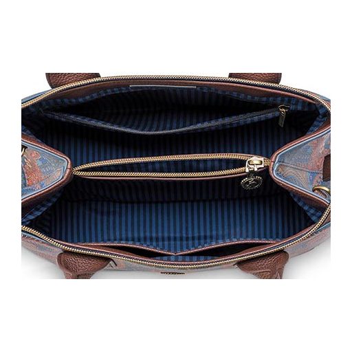 Fia kézitáska közepes Jabali kék 26,5x14x22cm