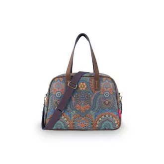 Tovy hétvégi táska kicsi Jabali kék 40x15x30cm