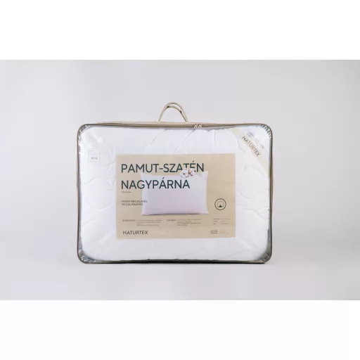 Szatén-pamut párna 70x90 cm