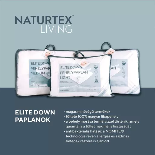 Elite Down pehelypaplan 140x200 cm - 600 g