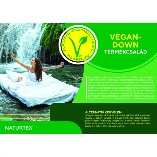 Vegan Down paplan 140x200 cm - 1000g