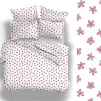 3 részes pamut-szatén ágyneműhuzat Blossom