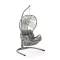 Erdek Egyszemélyes Rattan Kerti Hinta | Erkély Hinta - Szürke Rattan Hinta 