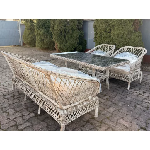 Rattan Kerti bútor - Ruby 3-as Kerti bútor Szett - Rattan 