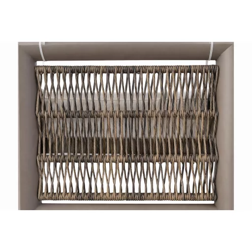 Zona Rattan Kerti Ülőgarnitúra Szett - 3 + 1 + 1 és Asztal Szett - 100 % Rattan