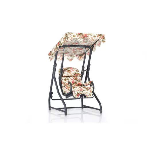 Kerti 1 személyes dönthető hinta - Aluminium - Camellia Swing Kerti Hinta -KÉK