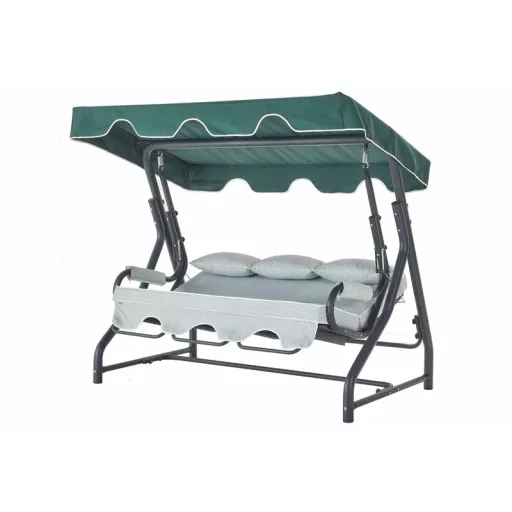 Kerti 3 személyes dönthető hinta - Aluminium - Salvia Swing Kerti Hinta 
