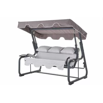   Kerti 3 személyes hinta - Aluminium - Vitis Swing Kerti Hinta 