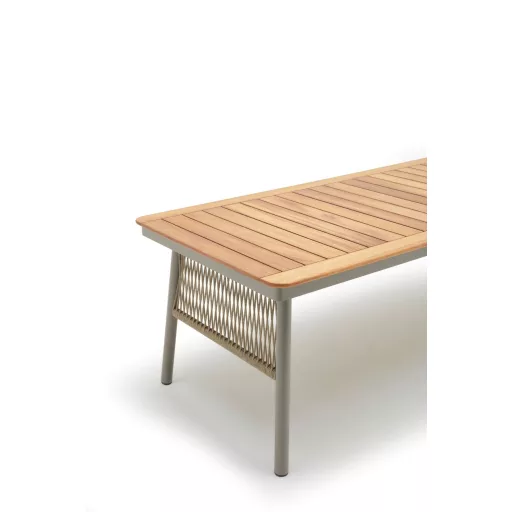 Valentin kerti aluminium 8 személyes asztal - Kerti étkező asztal 230x100 cm