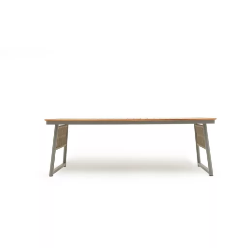 Valentin kerti aluminium 8 személyes asztal - Kerti étkező asztal 230x100 cm