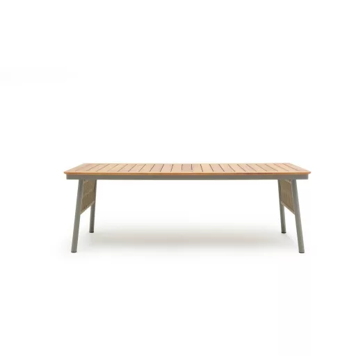 Valentin kerti aluminium 8 személyes asztal - Kerti étkező asztal 230x100 cm