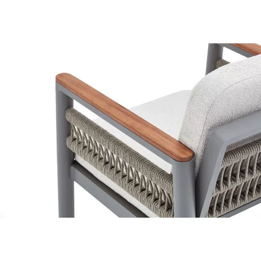 Valentin kerti aluminium fotel/szék - Kerti étkező fotel/szék 