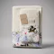 Livora Creme Blossom törölköző 50x100 cm - 450g/m2