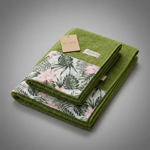 Livora Botanic Breeze törölköző 50x100 cm - 450g/m2