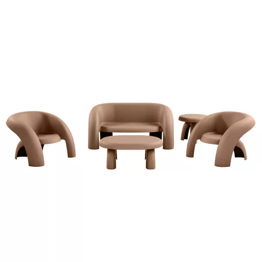 Livora Coccola Lounge 5 részes szett - Olasz Design - Lounge kerti bútor gabona sárga
