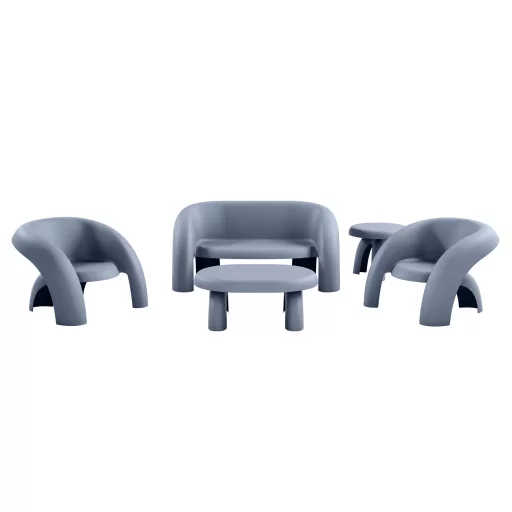 Livora Coccola Lounge 5 részes szett - Olasz Design - Lounge kerti bútor szürke