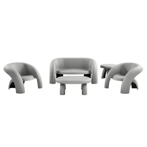 Livora Coccola Lounge 5 részes szett - Olasz Design - Lounge kerti bútor szürke