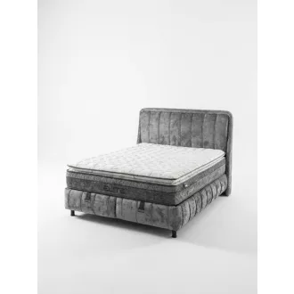   Livora Elite Ágyneműtartós Ágykeret és 7 Zónás Táskarugós Matrac Szett - 160x200x31 cm - Comfort Párnás Táskarugós Matrac