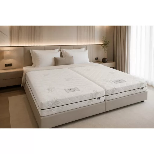 Livora KING Szállodai Táskarugós Ortopéd Matrac - 100x200x25 cm - 7 zónás Táskarugós és Cipzáros huzat