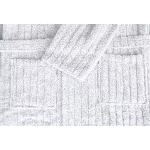 Luxus szállodai fehér köntös 100% pamut – 380 g/m² | Hotel minőség - 3XL - Carlevan