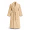 Luxus szállodai beige köntös 100% pamut – 380 g/m² | Hotel minőség - 2XL