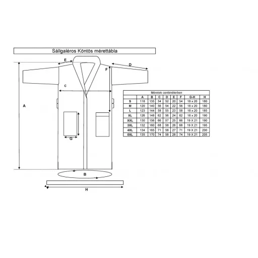 Luxus szállodai csont fehér köntös 100% pamut – 380 g/m² | Hotel minőség - 2XL