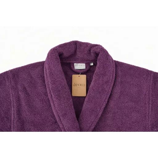 Luxus szállodai burgundi köntös 100% pamut – 380 g/m² | Hotel minőség - 3XL