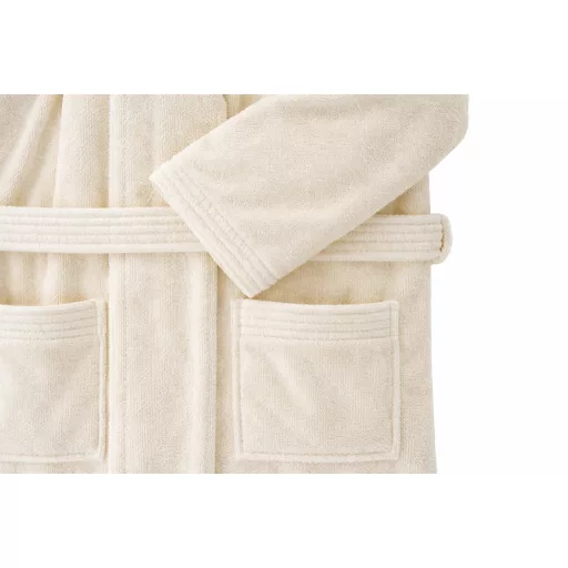 Luxus szállodai csont fehér köntös 100% pamut – 380 g/m² | Hotel minőség - S