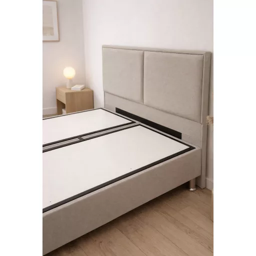  Livora Lotus Natur Ágyneműtartós Ágykeret - 160x200 cm - Beige- UTOLSÓ DB