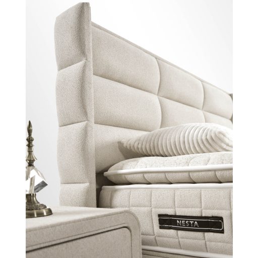 Livora Nesta ágykeret és matrac szett - 160x200x33 cm - Ágykeret és Táskarugós matrac 